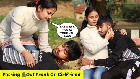 Passing Out 🪦 Prank On Girlfriend Gone Emotional 🥺 Anubhav Raj Youtube