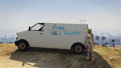 Free V Bucks Van Skin Fortnite GTA5 Mods Com