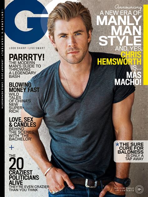 Haute Pics Chris Hemsworth Goes Hard For Gq Magazine
