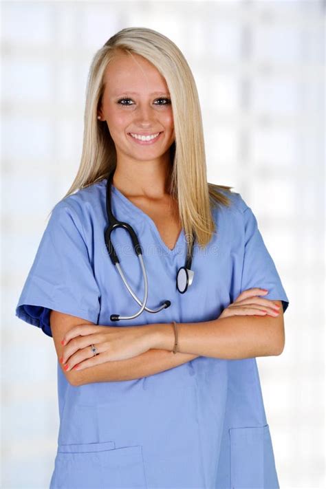 Female Nurse Stock Photo Image Of White Woman Hospital 25551622