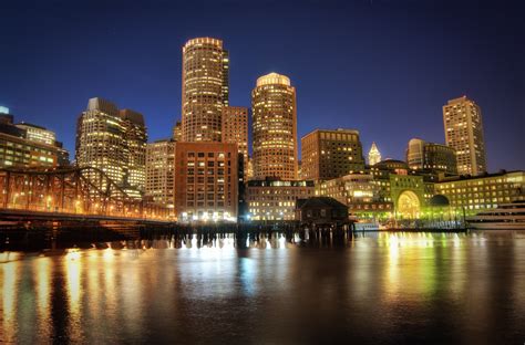 Boston Downtown At Night Boston From Its Nicest Side Im Flickr