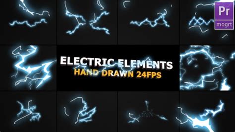 Flash Fx Electric Elements Motion Graphics Templates Motion Array
