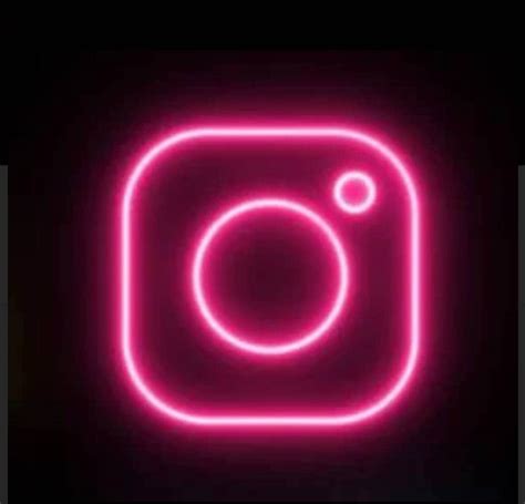 Instagram Logo Instagram Logo Blue Neon Lights Blue Logo Images And