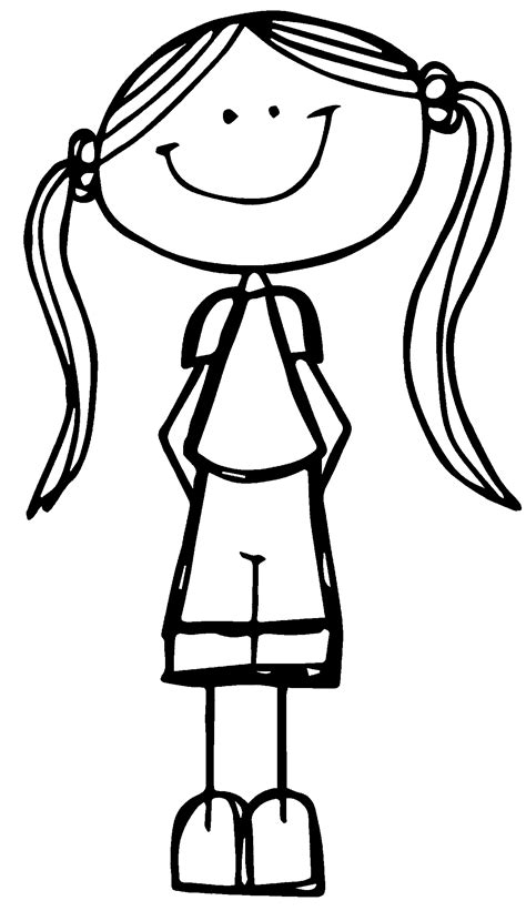 Baldi coloring pages are images of the main character from the horror game baldi's basics. Girl Basic Coloring Page | Wecoloringpage.com