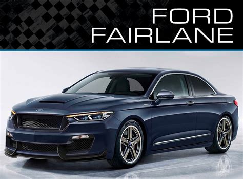 Modern Ford Fairlane Imagines Cheap V6 Performance Two Door Via
