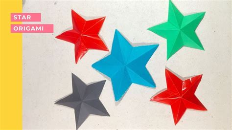 How To Make Simple And Easy Paper Star Diy Paper Craft Ideas Videos