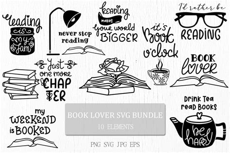 Book Lover Svg I Love Big Books And I Cannot Lie Svg Reading Quote