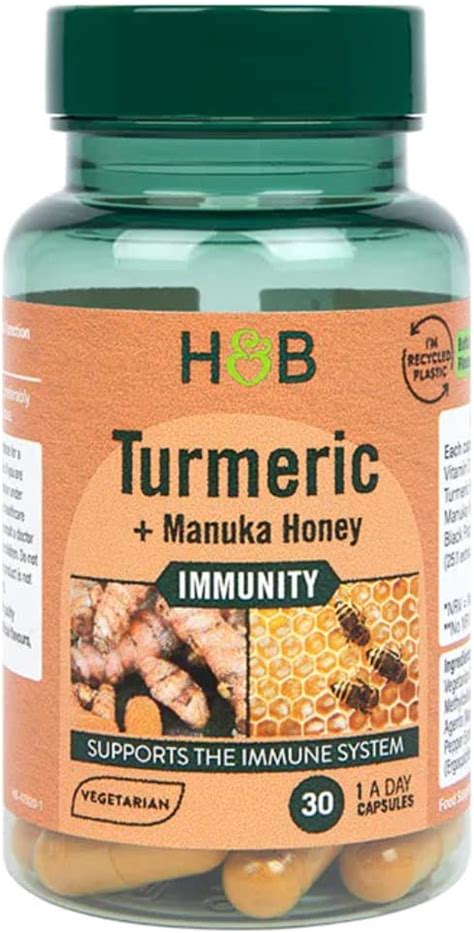 Holland Barrett Turmeric Manuka Honey Capsules X Packs