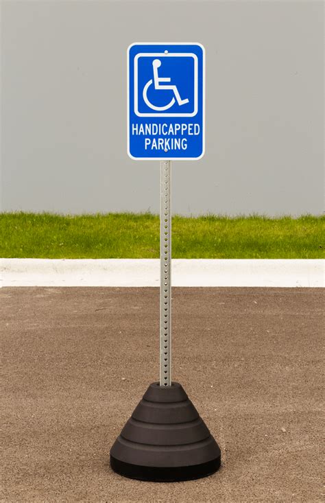 Handicapped Parking Sign Kit Zing Green Products
