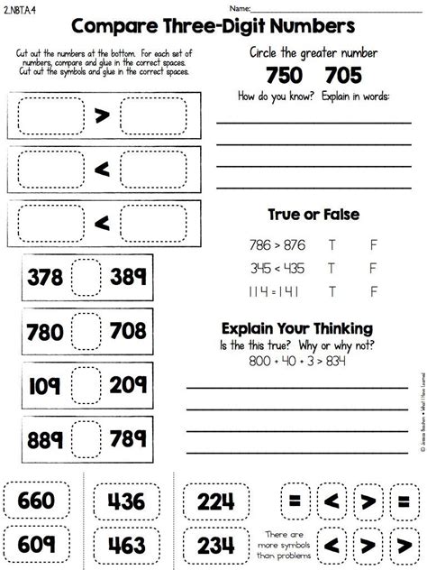 Click to learn more and to print you may freely use any of the second grade worksheets below in your classroom or at home. Cut and Paste Math Activities for Second Grade BUNDLE