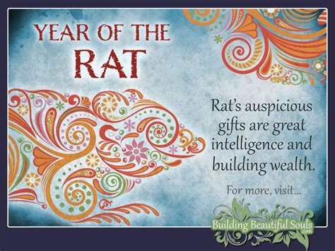 Who can hope for material success? Chinese Zodiac Rat years are 1948, 1960, 1972, 1984, 1996 ...