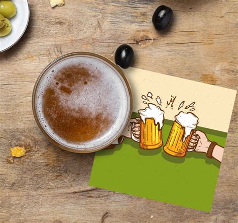 Cheers On The Beer Coasters Tenstickers