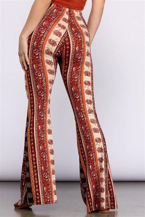 Hippie Style Clothing Hippie Outfits Boho Flare Pants Outfits Gypsy Clothing Steampunk