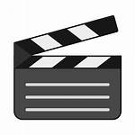 Icon Movie Cut Director Clapper Take Cinema