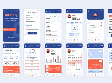 Banking Mobile App Ui Kit Search By Muzli