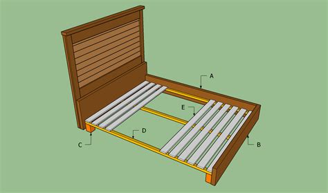 How To Build A Wooden Bed Frame Howtospecialist How To Build Step