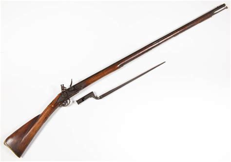 Sold Price Revolutionary War Flintlock Musket With Bayonet June My