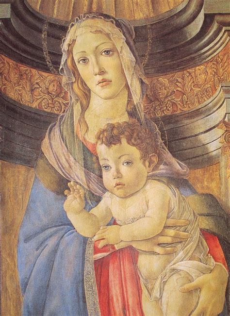 Sandro Botticelli Madonna Della Melagrana Sandro Botticelli