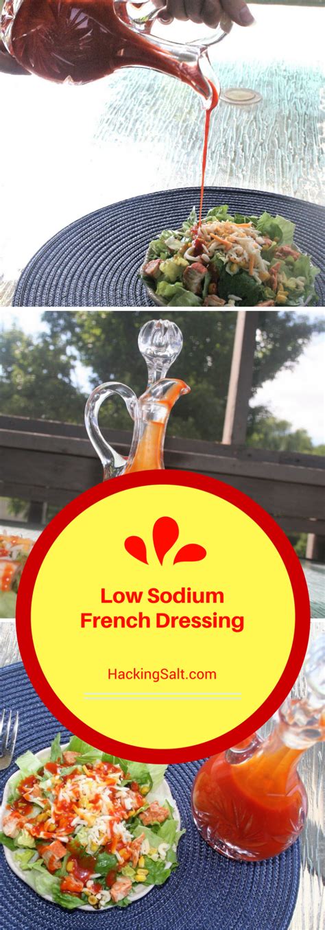 Here are a list of low sodium foods that must be incorporated in your daily diet. Low Sodium French Dressing - Go heart healthy and lose the ...
