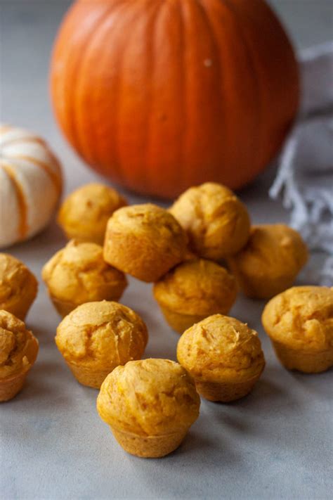 3 Ingredient Mini Pumpkin Muffins A Whisk And Two Wands