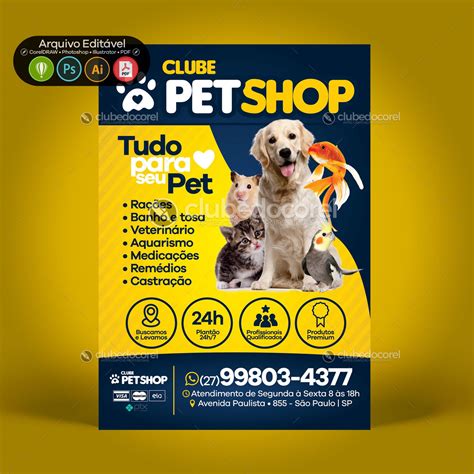 Panfleto Para Pet Shop