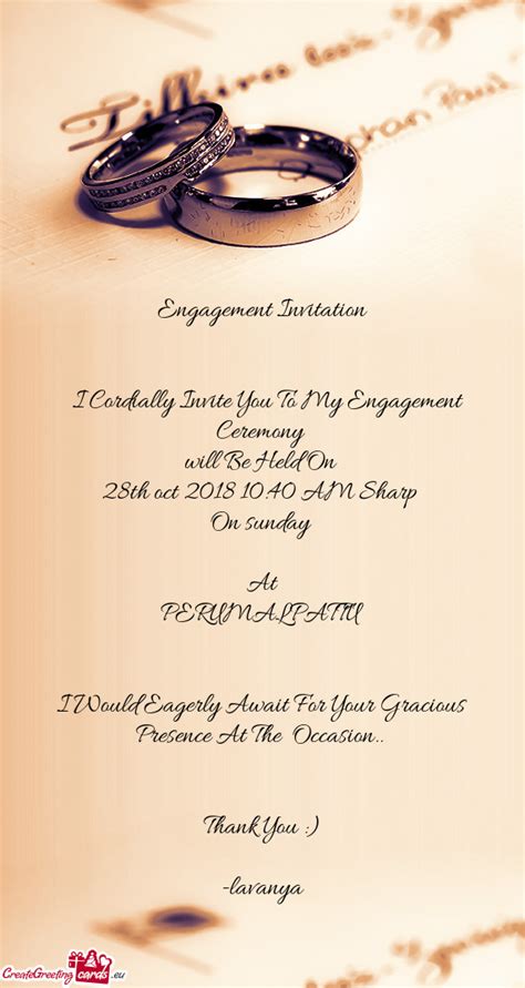 How To Make Engagement Invitation Cards Engagement In