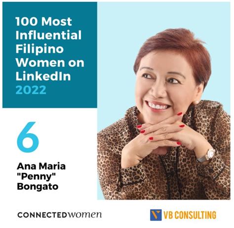 Penny Bongato Joins Again The List Of 100 Most Influential Filipino