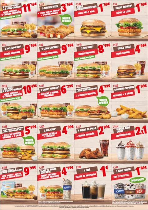 Cupones Descuento Burger King Abril 2018 ¡Todas las Ofertas!