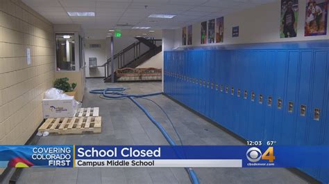 Campus Middle School Closed Due To Flooding Sewer Backup Youtube