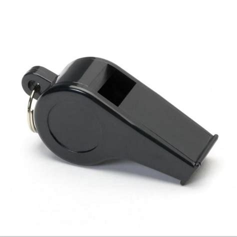 Black Plastic Whistle Decathlon