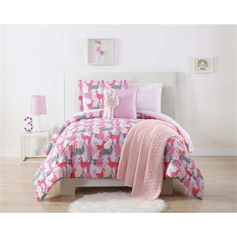 Queen comforter set includes:1 queen duvet style comforter (962in x 96in). Laura Hart Kids Llama Llama Printed Full / Queen Comforter ...