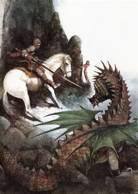 Saint George And The Dragon George And Dragon Magical Art