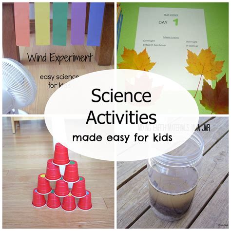 Simple Science Activities For Preschoolers Preschool Toolkit