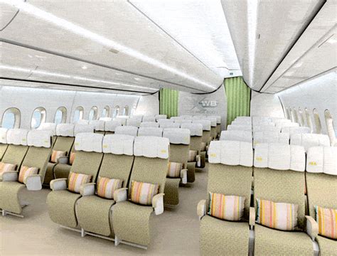 Interior View Of Airbus A Airline Seating Xwb Extra Wide Body Airbus