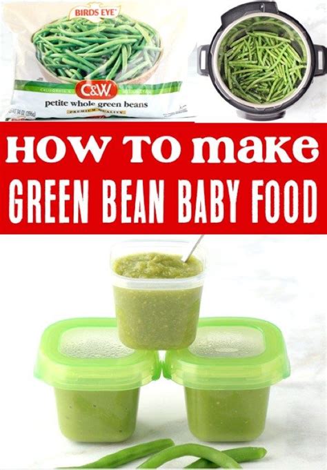 One of the things that makes the instant pot so great is how it infuses foods with a ton of flavor in such a short amount of time. Homemade Green Bean Baby Food Puree {Easy Instant Pot ...