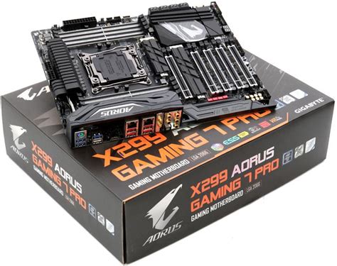 Gigabyte X299 Aorus Gaming 7 Pro Motherboard Review Product Showcase
