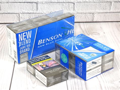 Benson And Hedges Blue Dual Kingsize 10 Packs Of 20 Cigarettes 200