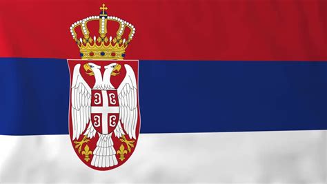 The flag of serbia, also known as the tricolor, is a tricolor consisting of three equal horizontal bands, red on the top and blue in the middle (kingdom), and white on the bottom (empire). Textured SERBIAN Satin Cotton Flag With Wrinkles And Seams ...