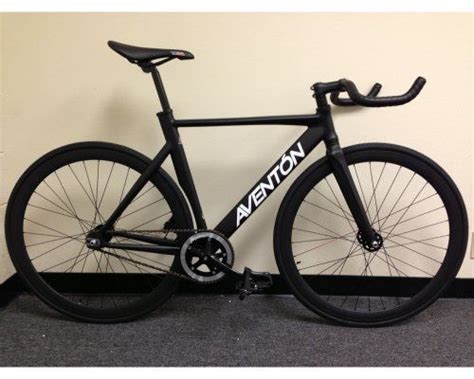 Aventon Mataro Complete Fixie Track Bike Black By Sgvbicycles