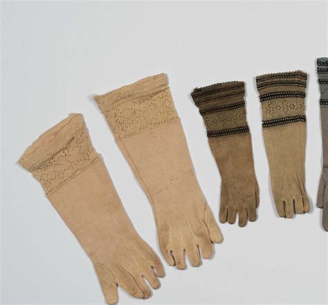 Four Pairs Of Dolls Gloves