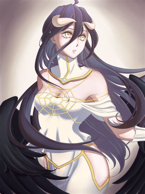 Albedo Overlord Drawn By All Along With You Danbooru