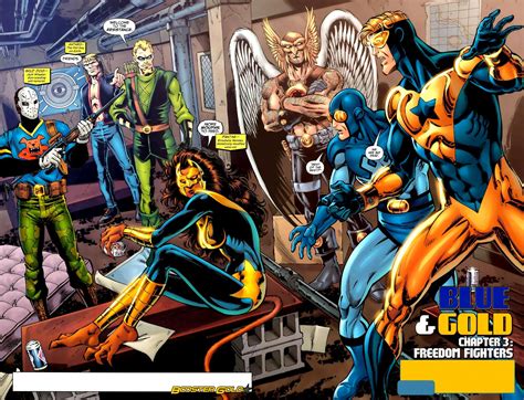 Freedom Fighters Blue And Gold Dc Database Fandom Powered By Wikia