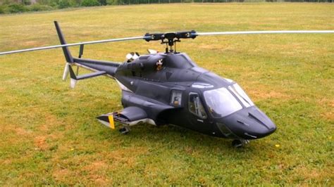 Huge Rc Airwolf Bell 222 Turbine Powered Helicopter