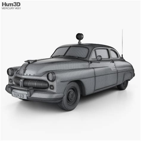 Mercury Eight Coupe Police 1949 3d Model Vehicles On Hum3d