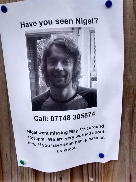 Have You Seen Nigel