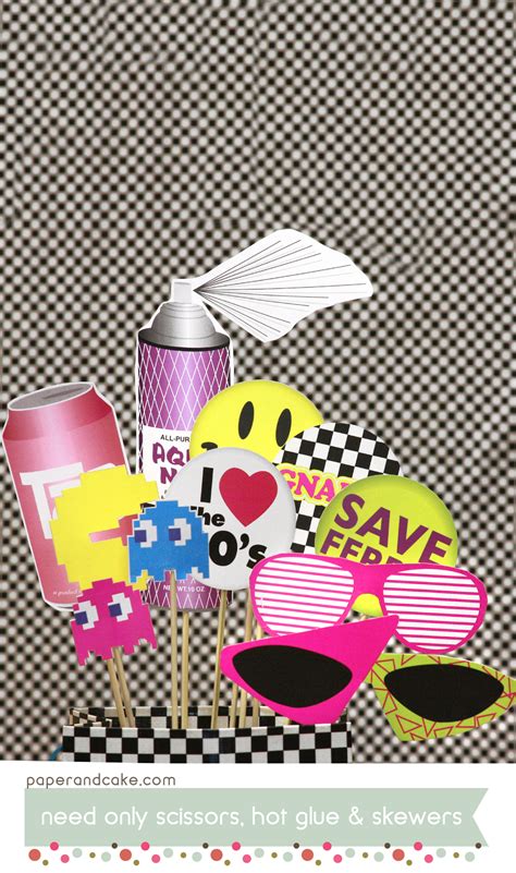 Check spelling or type a new query. 80S Photo Booth Props Printable Free | Free Printable