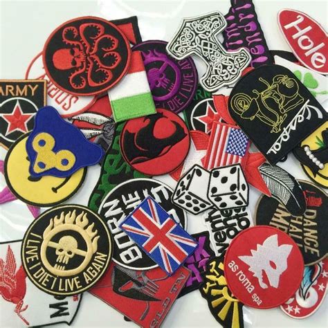 24 Pcs Mixed Random Iron On Patches For Clothing Sweater T Shirt