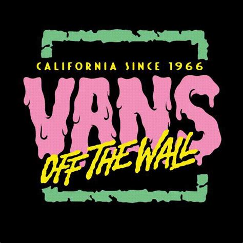 Vans Of The Wall California Since 1966 Brand Logo Sign Poster