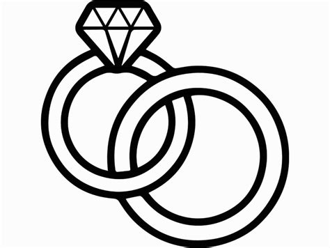 Download High Quality Wedding Rings Clipart Symbol Transparent Png