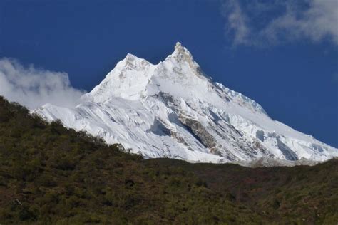 View Of Manaslu Eighth Highest Mountain In The World Seen On 360